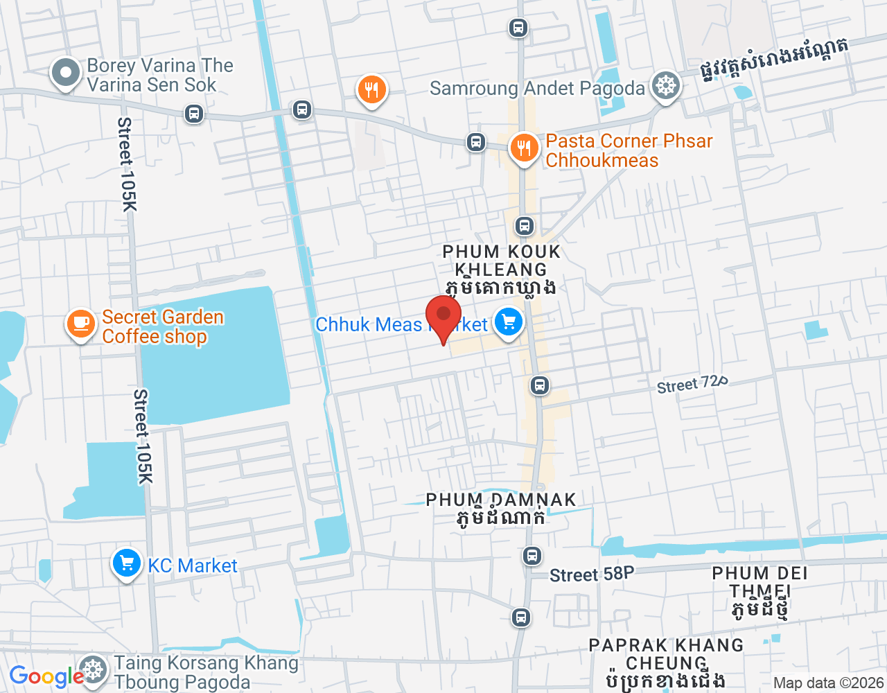 អ្នកបើកឡាន location map