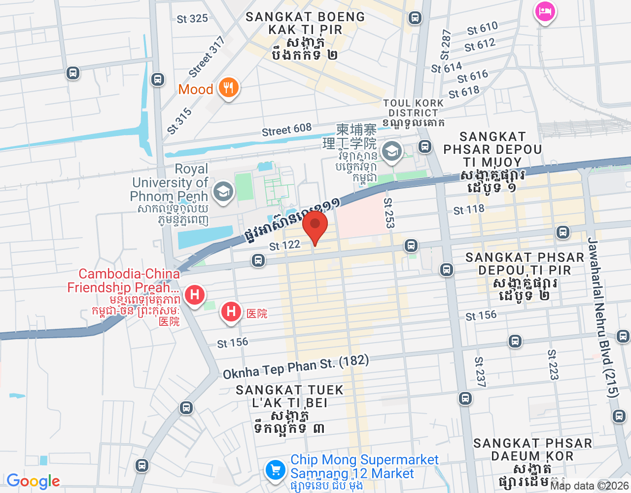 sales location map