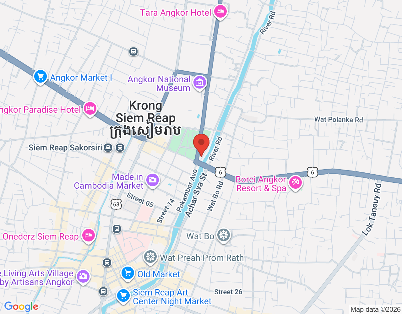 Barista location map