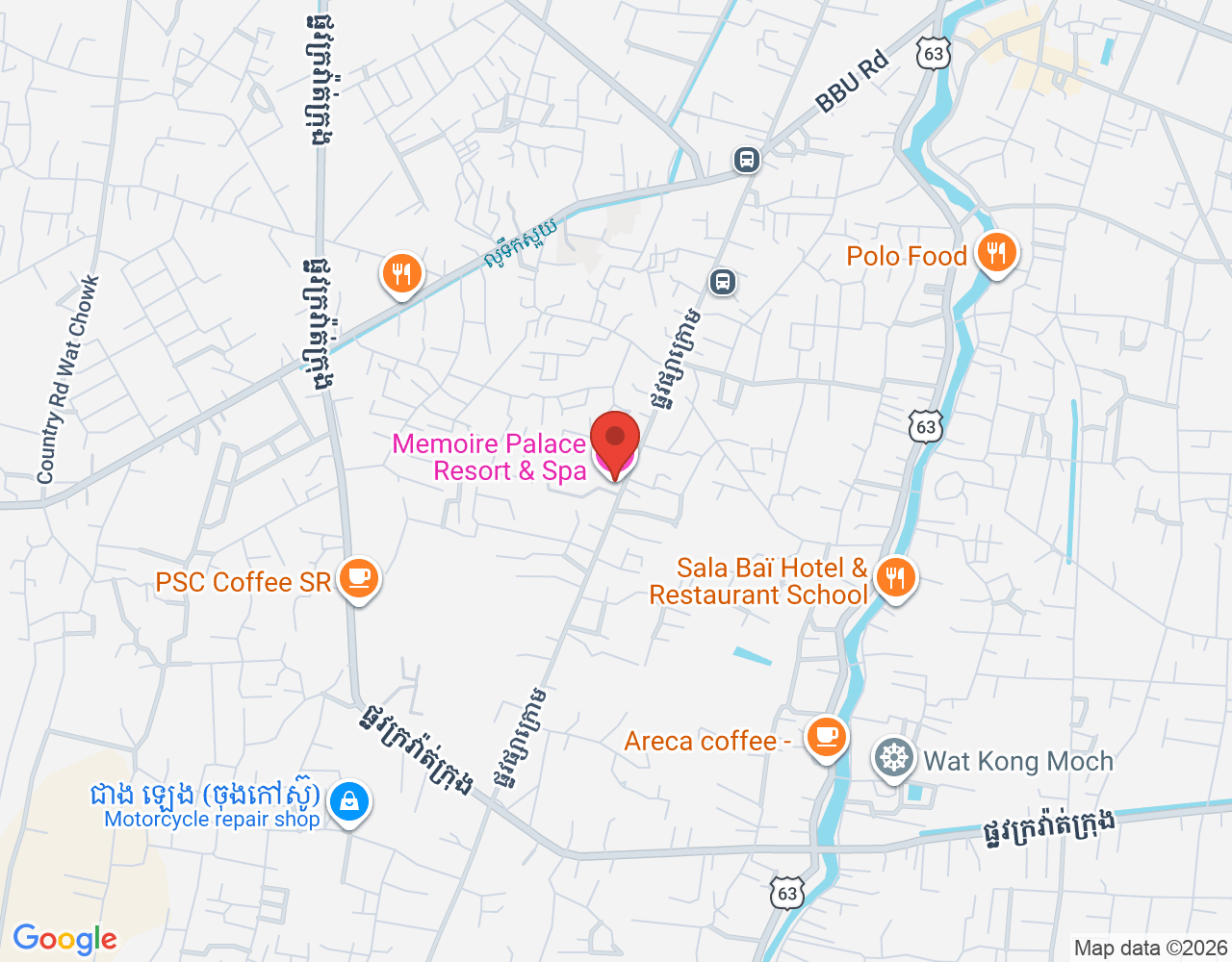 Commis I location map