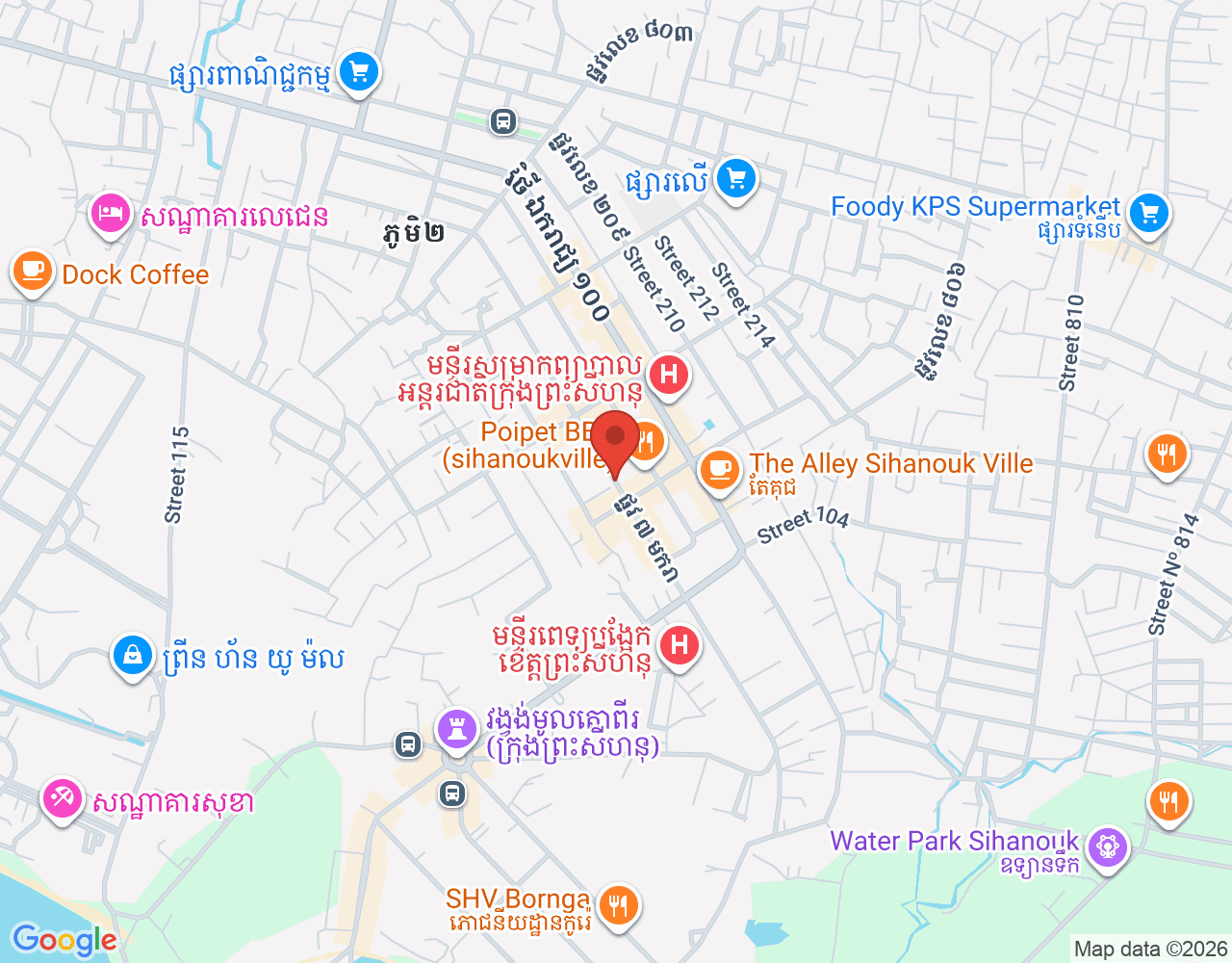 ផ្នែក ចម្អិន location map