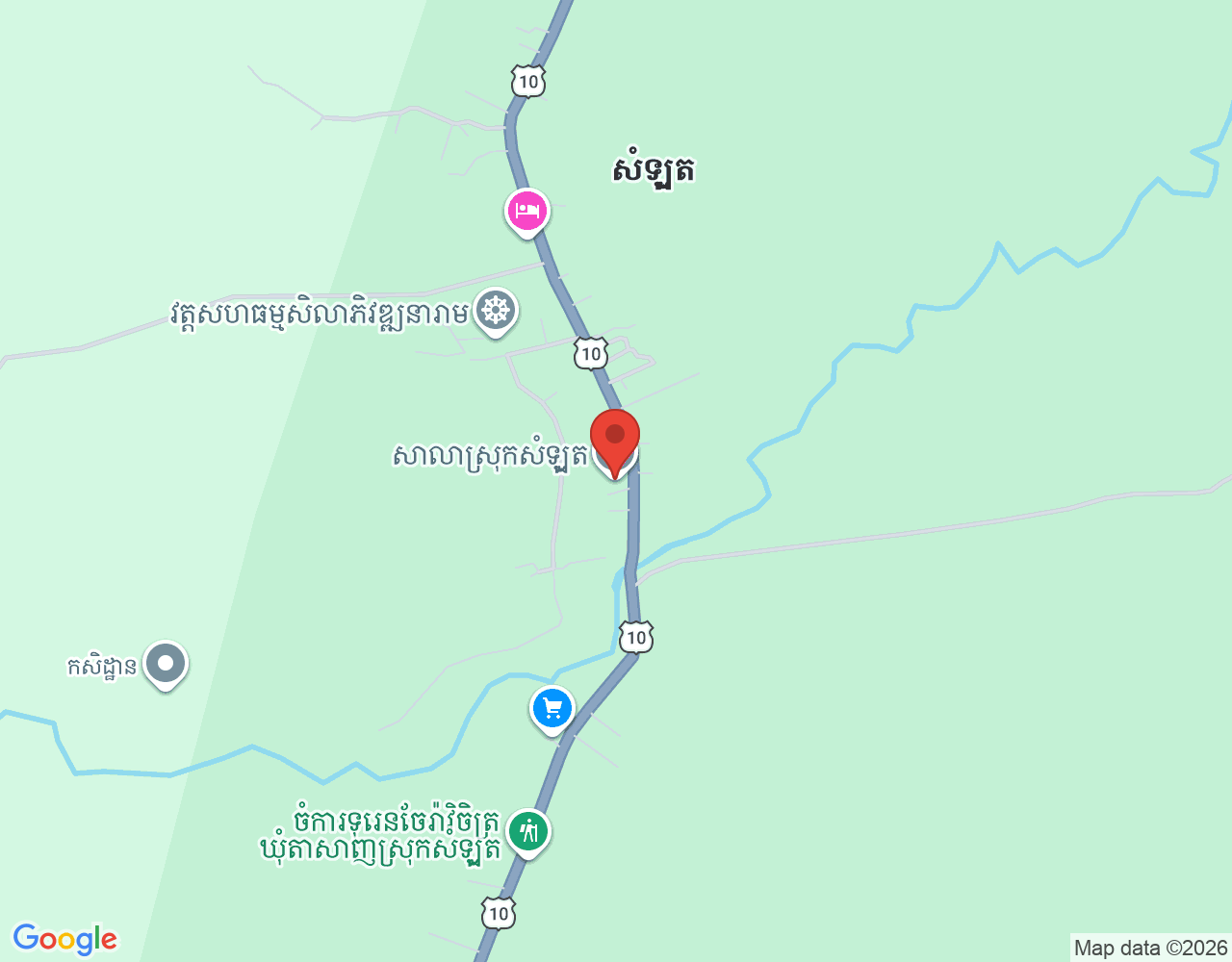 អ្នកសំអាតបន្ទប់ location map