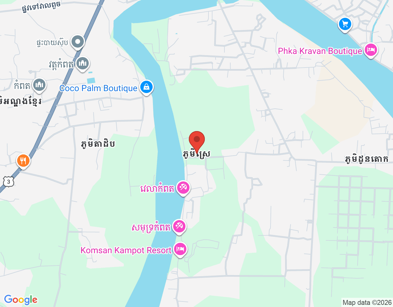អ្នកទទួលភ្ញៀវ location map