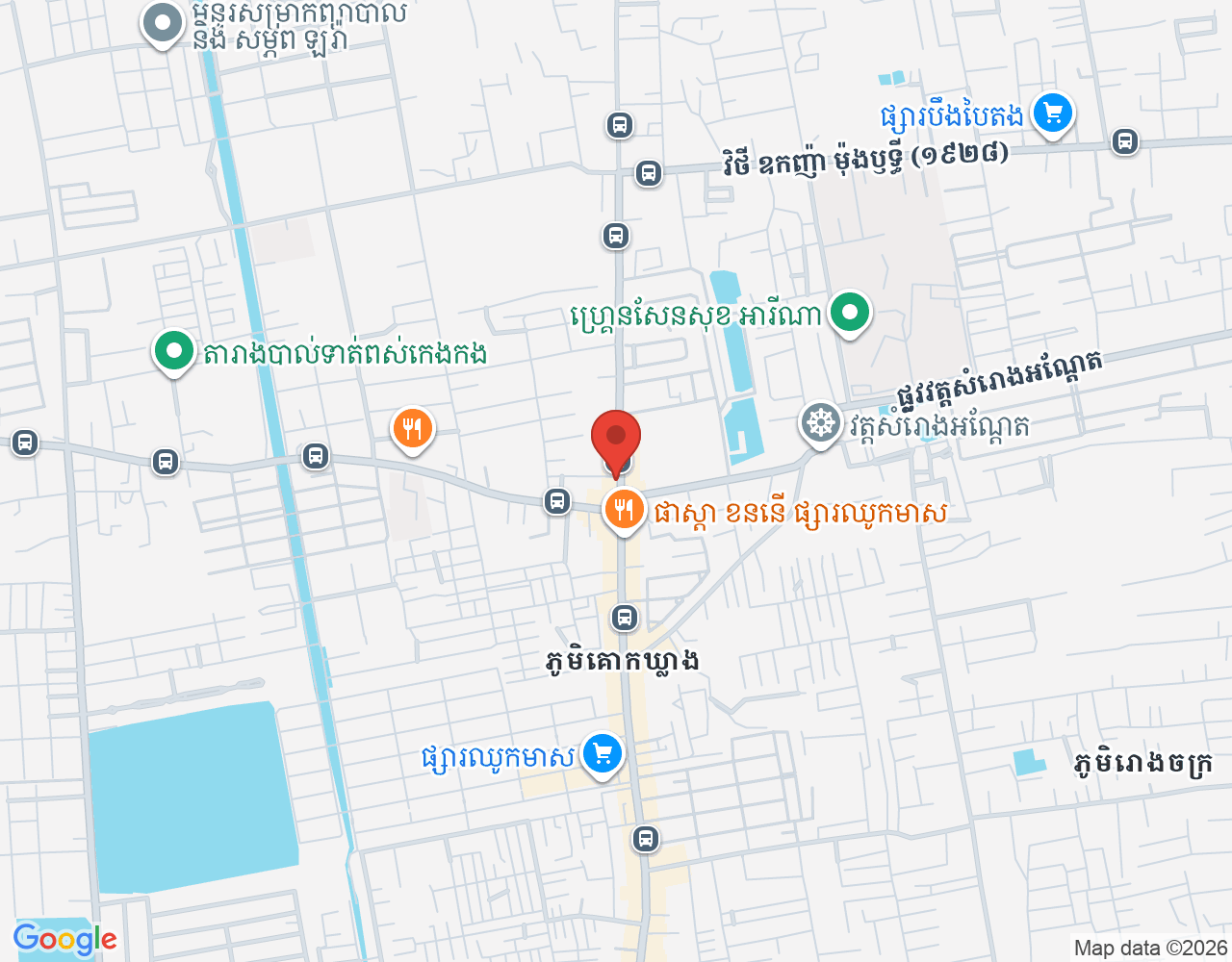 ផ្នែកគិតលុយ location map
