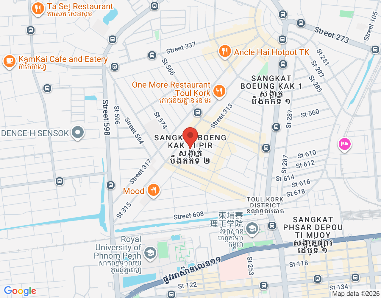 អ្នកឆុងកាហ្វេ location map