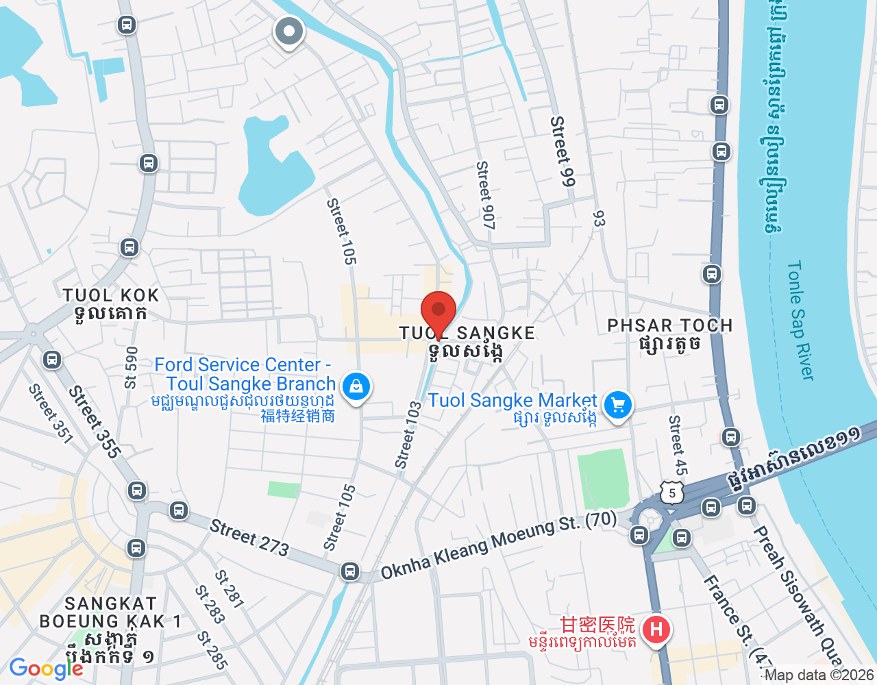 បុគ្គលិកផ្នែកលក់ location map